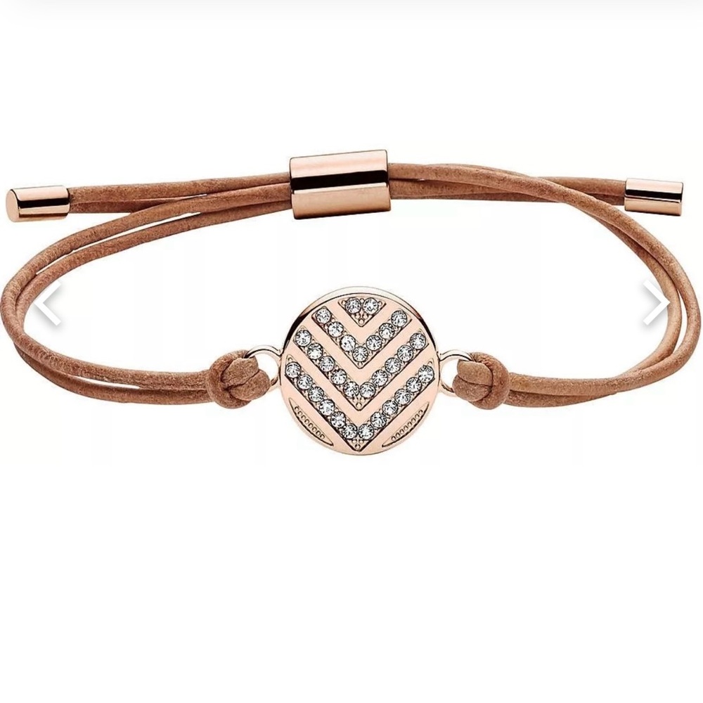 Fossil Vintage Glitz Chevron Glitz Ladies` Bracelet